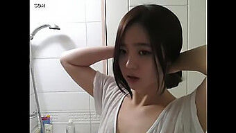 Seductive Teen Indulges In Self-Pleasure In Restroom