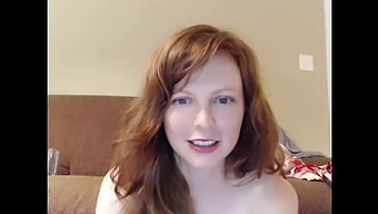 Adorable 18-Year-Old Redhead Captivates On Webcam