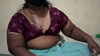 Hot Indian Bhabhi Shows Off Her Big Tits And Gives A Handjob