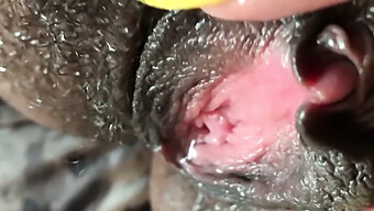 Extreme Close-Up Of Female Ejaculation During Rough Sex