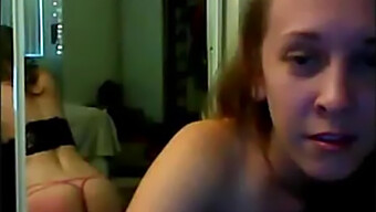 Amateur Webcam Video Of Self-Gagging And Oral Play