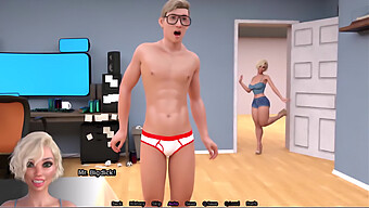 Mr. Bigdick Oppdager Sam Og Alexa I Dusjen - 3d-Porno