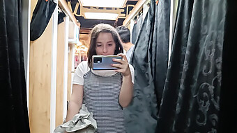 Pov Video Of Latina Girl Giving Oral In Clothes Store