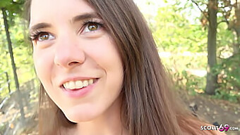 German Teen Mina Gets Her Anal Desires Fulfilled In Public Pickup