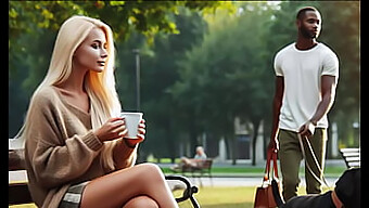 Horny Wife'S Erotic Encounter With A Black Man In The Park