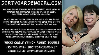 Sindy Rose And Donna Flower In Extreme Lesbian Double Fisting Action