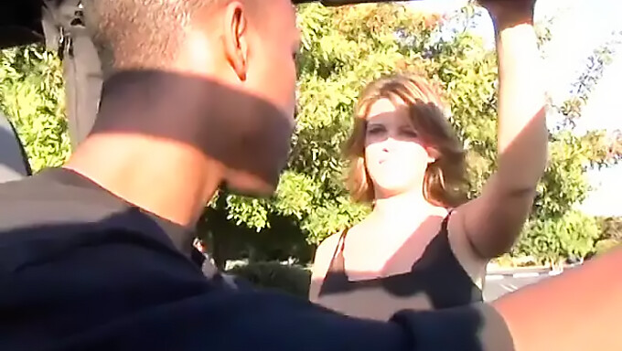 Busty Milf Gives Oral Pleasure To Black Dude In Exchange For His Ride Home