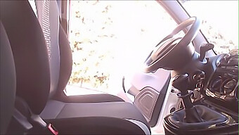 Voyeuristic Pleasure: Watching An Italian Milf Drive And Masturbate