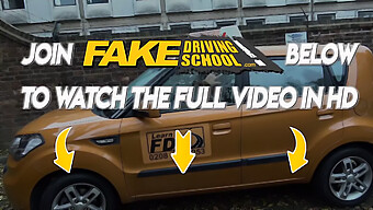 Fake Driving School Features Busty Blonde Enjoying A Big Black Cock.