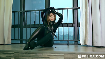 Asian Beauty In Latex Catsuit Submitted After Capture