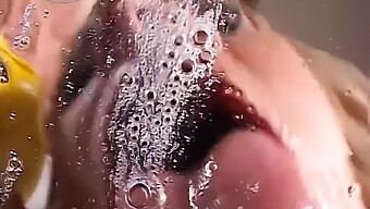 Two 18+ Teens Give A Facial To A Big Dick