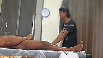 A Happy Ending Massage Was Recorded By A Hidden Camera.