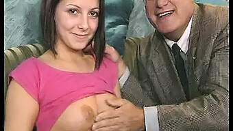 A Young Girl Engages In Sexual Activity With An Older Man In A Homemade German Video, Performing Deepthroat And Tight Penetration Techniques.