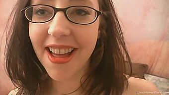 Young Brunette Explores Explicit Oral Skills