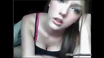 Young Girl Indulges In Solo Play On Webcam