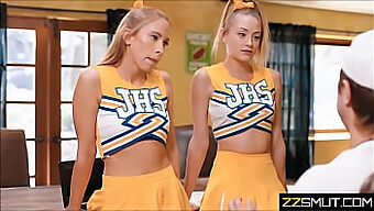 Cheerleaders Learn Anal Techniques From Their Strict Coach