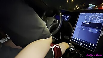 Bailey Base Seduces Tinder Date For Car Sex In Tesla