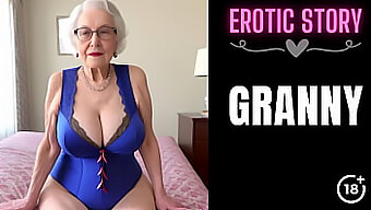 Mature And Young Couple Indulge In Taboo Step-Grandson And Step-Grandmother Fantasy