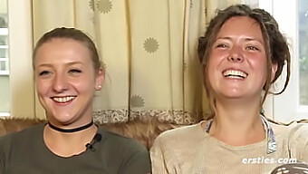 La Première Rencontre Lesbienne De Sofi Filmée Lors D'Une Session De Massage Amateur