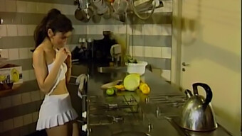 Sibel'S Retro Anal Adventure In The Culinary Setting