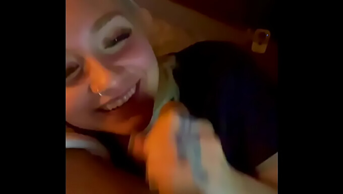 Blonde Teen Gives A Sensual Blowjob With Eye Contact